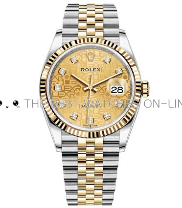 Rolex Datejust Replica Swiss Watch 126233-0033 Golden Dial (High End)