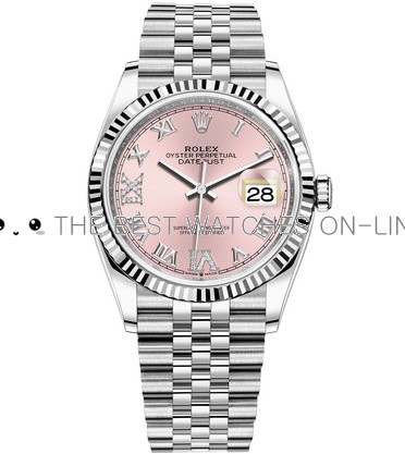 Rolex Datejust Replica Swiss Watch 126234-0031 Pink Dial (High End)