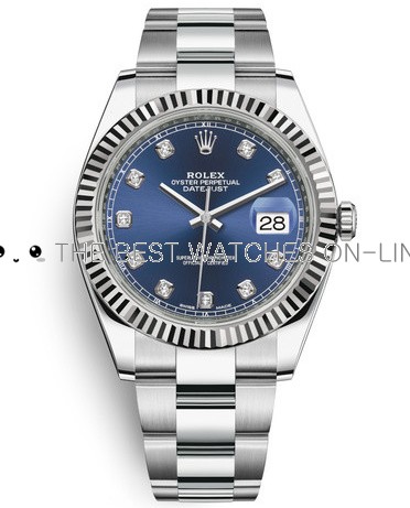 Rolex Datejust II Replica Swiss Watch 126334-0015 Blue Dial (High End)