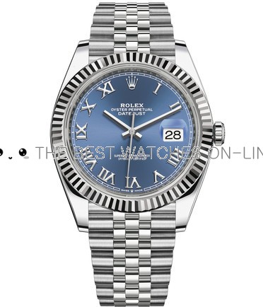 Rolex Datejust II Replica Swiss Watch 126334-0026 Blue Dial (High End)