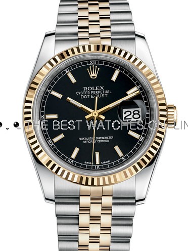 Rolex Datejust Replica Swiss Watch 116233-0199 Black Dial (High End)