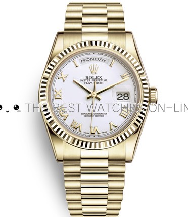 Rolex Day-Date Replica Swiss Watch All Gold 118238-0122 (High End)