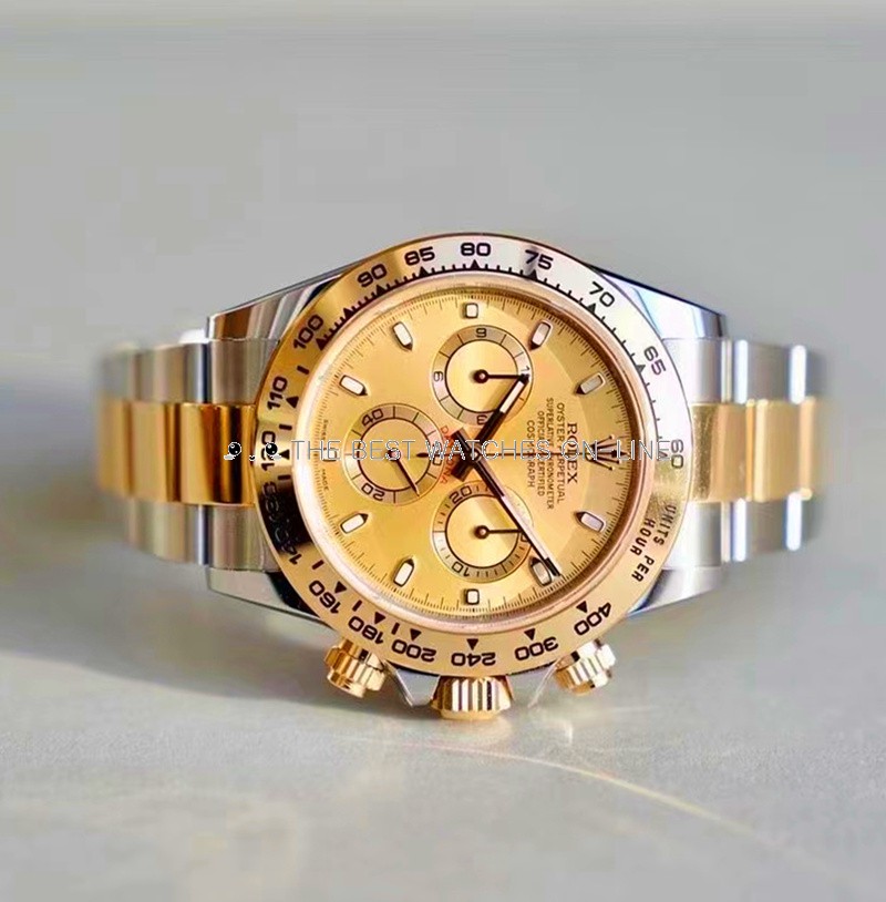 Rolex Daytona Replica Swiss Watch 116503-0003 Gold Dial (High End)