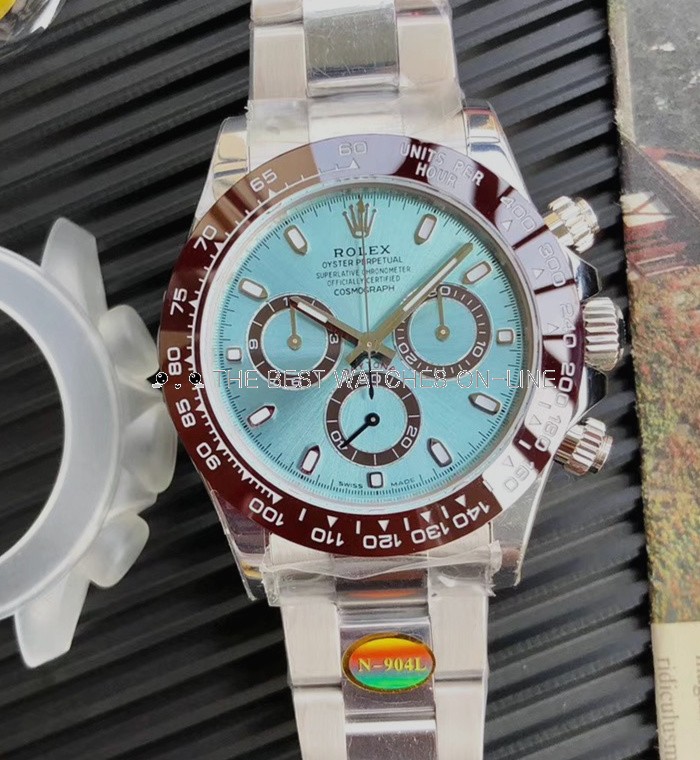 Rolex Daytona Swiss Clone Watch 116506-0001 Ice Blue (Super Model) 