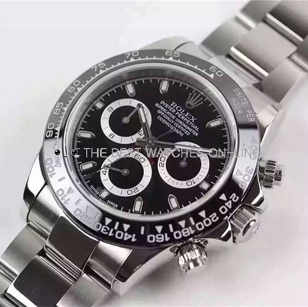 Rolex Daytona 2016 Basel Swiss Chronograph Black Dial (High End)