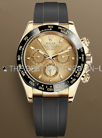 Rolex Daytona Replica Swiss Watch 116518LN-0042 Gold Dial (High End)