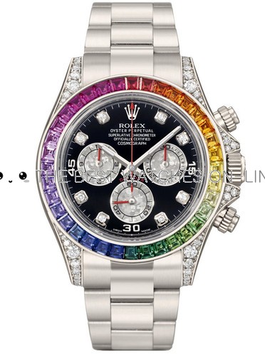 Replica Rolex Daytona Swiss Automatic 116599RBOW Black Dial 40mm (High End)