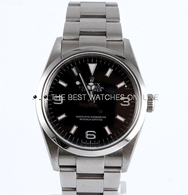 Swiss Rolex Explorer 114270-78690 Black dial Men Automatic Replica Watch