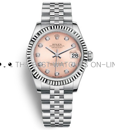 Rolex Lady-Datejust 31 Replica Swiss Watch 178274-0022 Baby Orange Dial (High End)