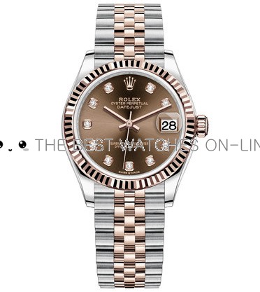 Rolex Lady-Datejust 31 Replica Swiss Watch 278271-0028 Chocolate Dial (High End)