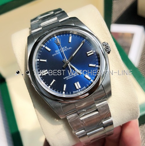 Rolex Oyster Perpetual Replica Swiss Watch 124300-0003 Blue Dial (High End)