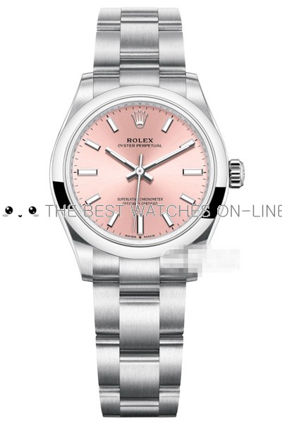 Rolex Oyster Perpetual Replica Swiss Watch 277200-0004 Pink Dial (High End)
