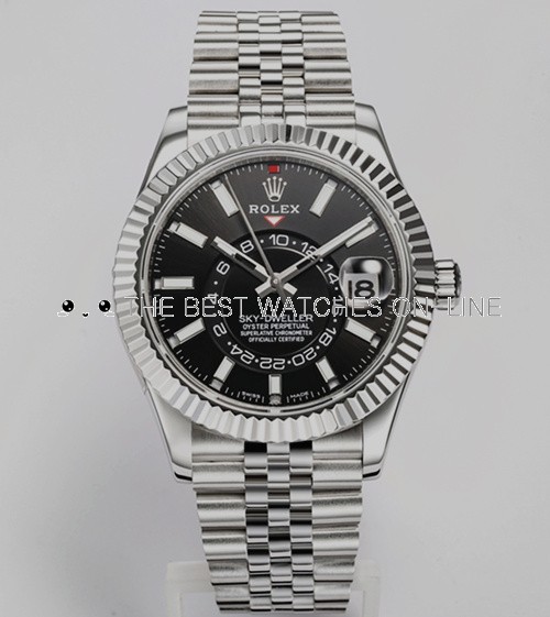 Rolex Sky-Dweller Replica Swiss Watch 326934-0006 White Dial (High End)