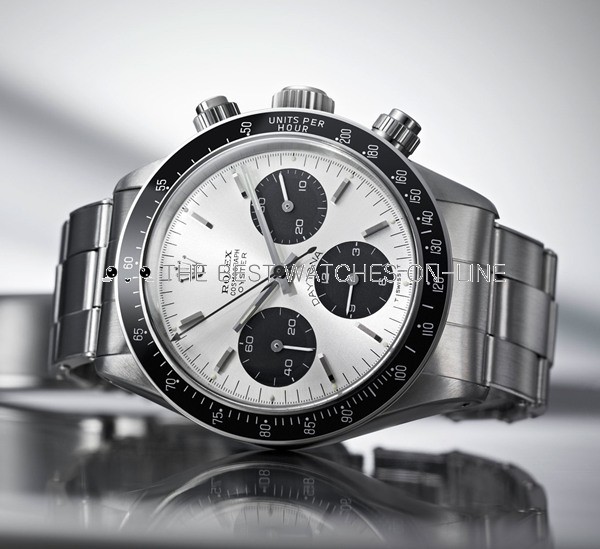Replica Rolex Daytona Vintage Swiss Watches Black Bezel White Dial 40mm(High End)