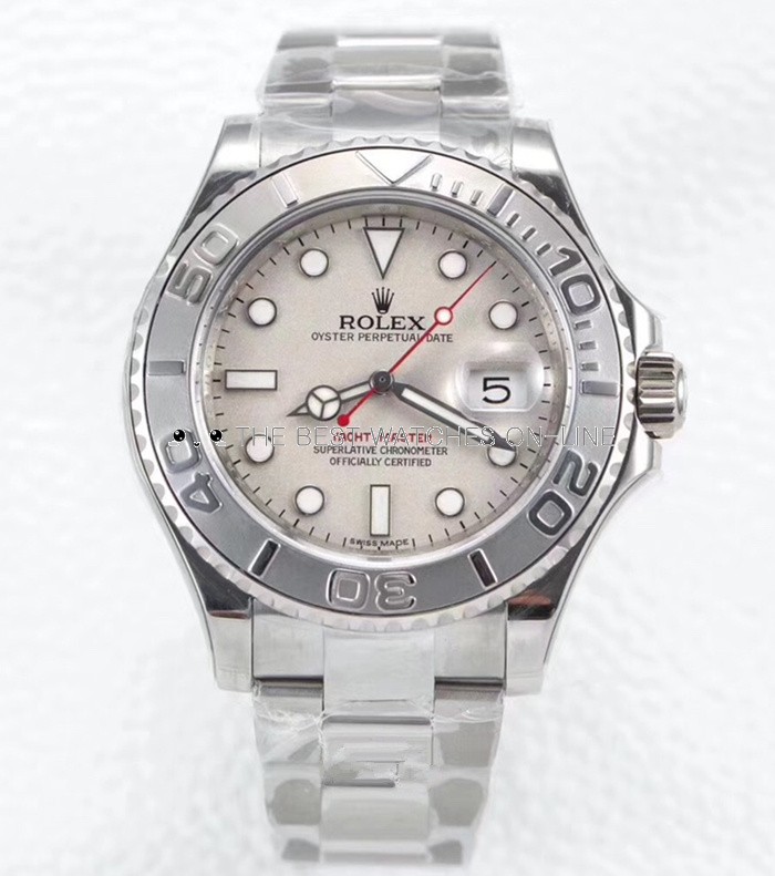 Rolex Yacht-Master Swiss Automatic Watch Silver Dial (High End)      
