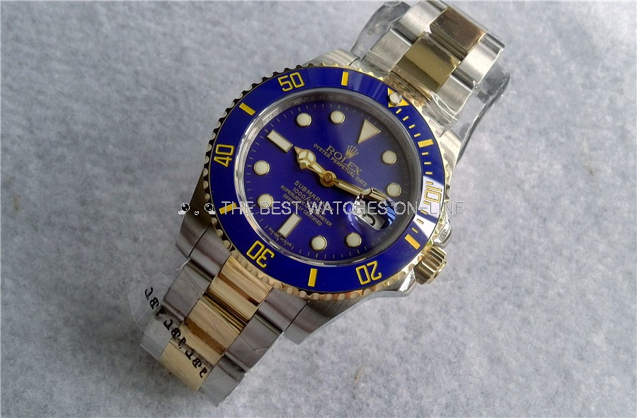 Swiss Rolex Submariner Blue Dial Two 
