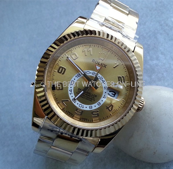 Rolex Sky-Dweller 326938 Gold Men Automatic Replica Watch