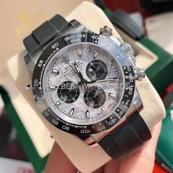 Rolex Daytona 2021 Swiss Replica Watch Meteorite Dial 40mm (Super Model) 