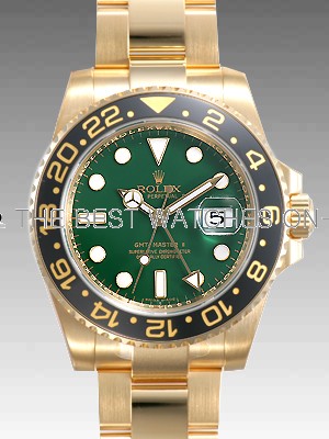 Rolex gmt master outlet ii gold green face