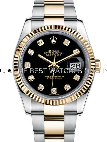 Rolex Datejust Automatic Watch Two Toned 116233-0175 36MM       