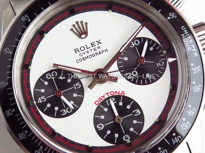 Swiss Rolex Daytona Replica Watches SS Shallow blue Dial Red Inner Meter SS band （High End）