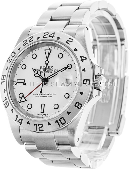 Rolex Explorer II Swiss Cal.3187 Replica Watch 16570-0002 White 40mm (Super Model) 