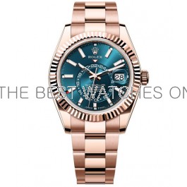 Rolex sky dweller rose gold for sale store