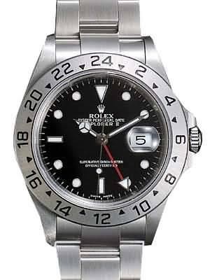 Rolex Explorer Replica Watches SS Stainless Steel Black Dial RX399