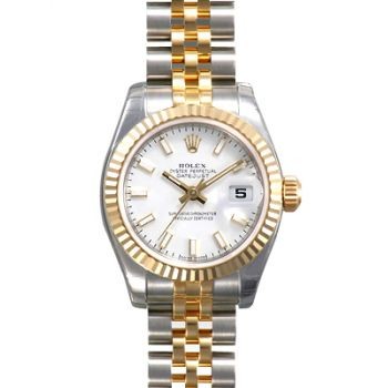 Rolex Datejust 179173 White Dial Ladies Automatic Replica Watch