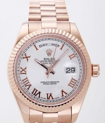 Rolex Day-Date II Replica Watches White Dial RX4129-1