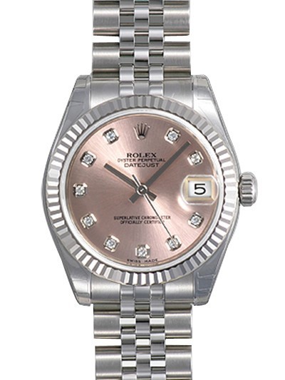 Rolex Datejust 178274-G-63160 Pink dial Ladies Automatic Replica Watch
