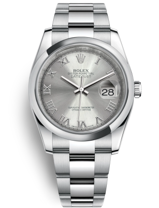 Rolex Datejust Swiss Automatic Watch 116200-0062 Silver Gray Dial 36mm (High End)