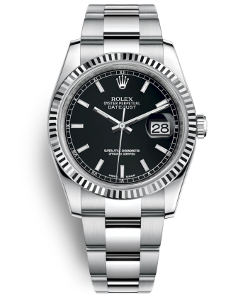 Rolex Datejust Black Dial 116234-0091 36mm 