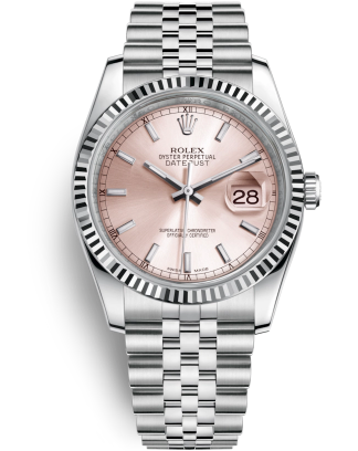 Rolex Datejust Swiss Automatic Watch 116234-0108 Pink Dial 36mm (High End)