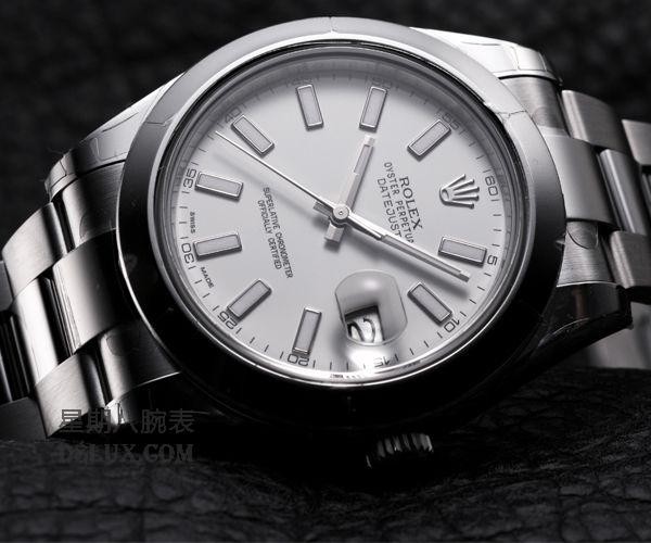 Rolex Datejust Mens 116300 White dial Bar-type time markers Automatic Replica Watch