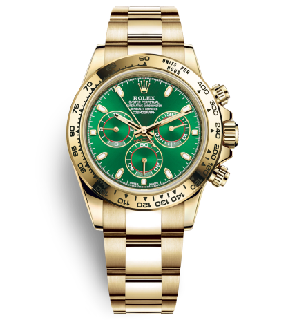 Swiss Rolex Daytona Replica Automatic Watch 116508-0013 Green Dial (High End)