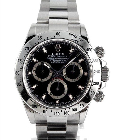 Replica Rolex Daytona Automatic Watch 116520-0015 Black Dial 40mm