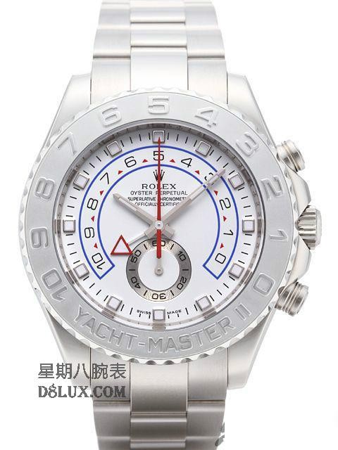 Rolex Yacht-Master II Swiss Replica Watch 116689-0001 White Dial 41mm (High End)