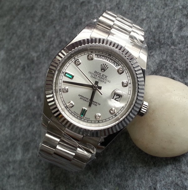Rolex Day-Date Swiss Automatic Watch 118239-0269 Silver Dial 36mm (High End)