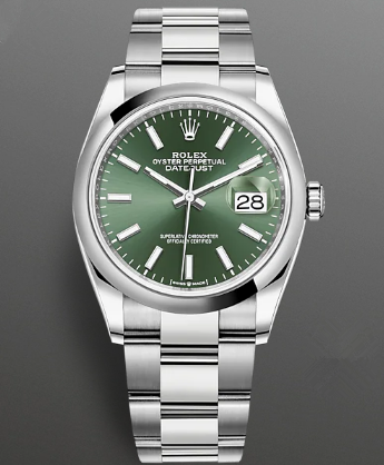 Rolex Datejust Replica Swiss Watch 126200-0024 Green Dial (High End)