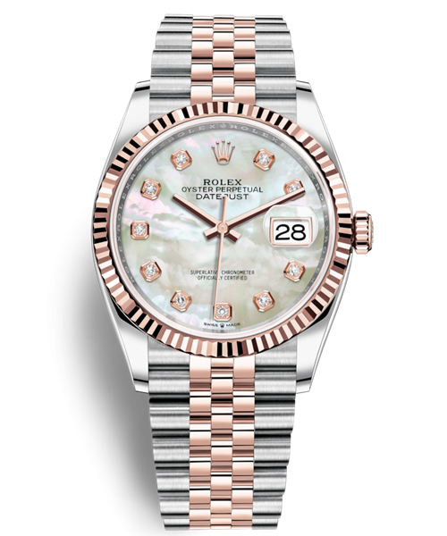 Replica Rolex Datejust Swiss Watches 126231-0021 MOP Dial 36mm(High End)