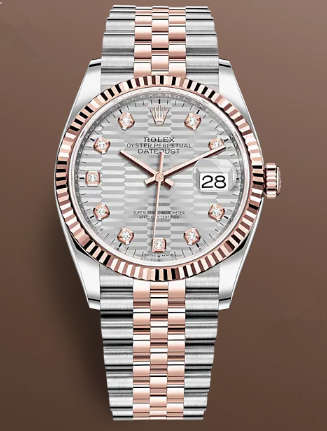 Rolex Datejust Replica Swiss Watch 126231-0039 Silver Gray Dial (High End)
