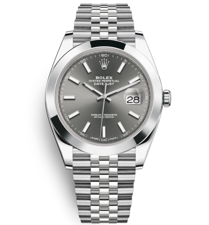 Rolex Datejust II Swiss Replica Watch 126300-0008 Gray Dial 41mm (High End)
