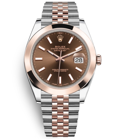 Rolex Datejust II Swiss Replica Watch 126301-0002 Chocolate Dial 41mm (High End)