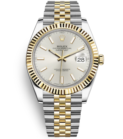 Rolex Datejust II Swiss Replica Watch 126333-0002 Silver Dial 41mm (High End)