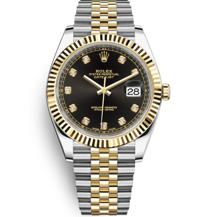 Rolex Datejust II Swiss Replica Watch 126333-0006 Black Dial 41mm (High End)