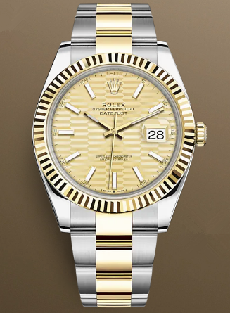 Rolex Datejust II Replica Swiss Watch 126333-0021 Golden Dial (High End)
