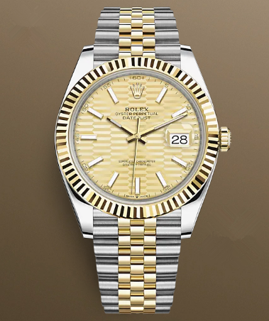 Rolex Datejust II Replica Swiss Watch 126333-0022 Golden Dial (High End)
