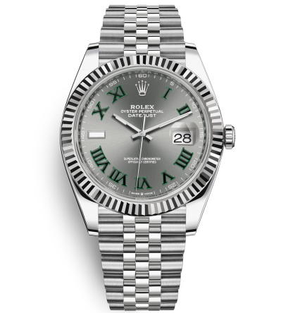 Rolex Datejust II Swiss Replica Watch 126334-0022 Silver Gray Dial 41mm (High End)