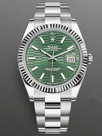 Rolex Datejust II Replica Swiss Watch 126334-0029 Olive Green Dial (High End)